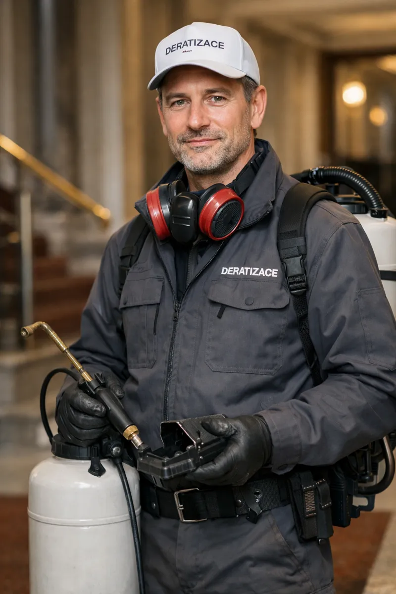 Technik DDDsluzby při práci